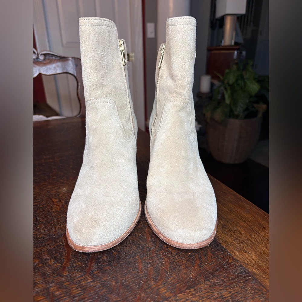 Zadig & Voltaire Lena Suede Ankle Boots - Sand/Beige - Size 40 - Picture 3 of 11